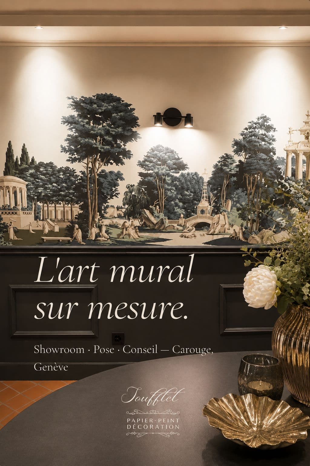 Soufflet Décoration — L'art mural sur mesure, showroom Carouge Genève